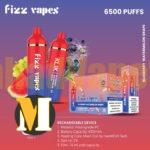 پاد یکبار مصرف بلوبری هندوانه انگور کلیک فیز ویپز <br><span>Fizz Vapes Blueberry Watermelon Grape Klik 6000 Puff</span>